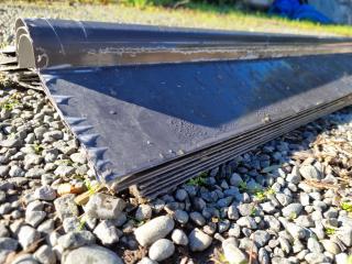 7x 6-Metre Coloured Steel Roof Ridge Caping Lengths