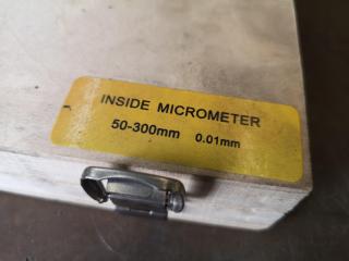 Inside Micrometer, 50-300mm Range
