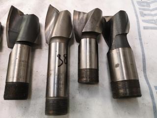 6x Square End Mill Bits