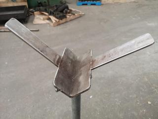 Pair of Steel Workshop Material Support Frames