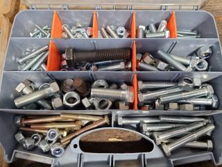 Cases of Assorted Bolts, Washers, Nuts