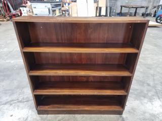 Hardwood 4 Tier Bookcase