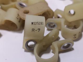 50x Aviation Plastic Loop Clamps for Wire Support
Type MS25281 R7