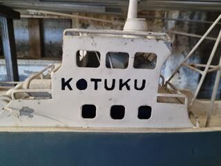 Steel Custom Built Model of Fishing Vessel Kotuku