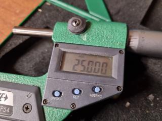 Insize Digital Outside Micrometer, 25-50mm