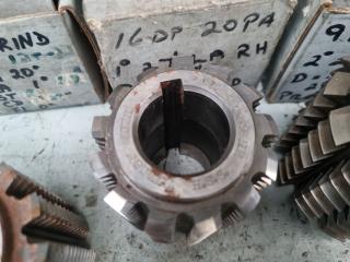 4 x Gear Hobber Cutters