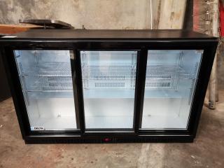 Delta Essentials 308L Display Back Bar Cooler Fridge Refrigerator