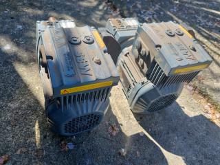 2 x Electric Motors with Reduction Boxes