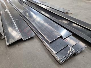 Assorted Coloured Steel Exterior Flashings, Edging Lengths