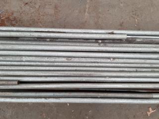 Assorted Steel Pipes And Rods