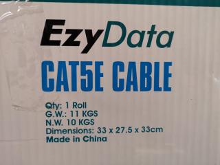 Spool of CAT5e Communication Network Cable