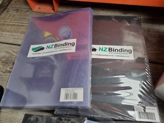 GBC CombBind A20 Ring Binder w/ Rings & Cover Materials