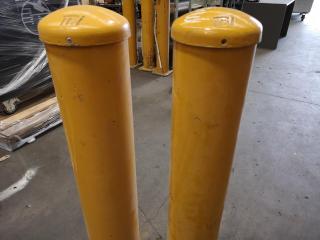 Pair of Heavy Duty Industrial Safety Bollards