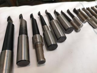 18x Assorted Lathe Boring Bars