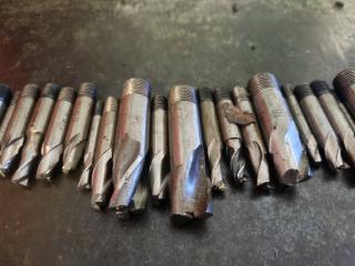 Large Lot of Milling Machine Endmills 