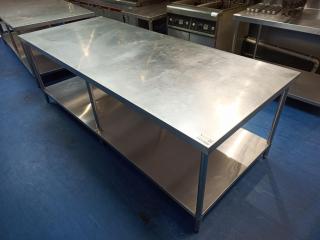 Large Stainless Prep Bench