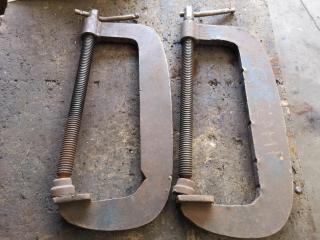 2x 300mm G-Clamps