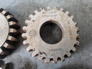 3 x Gear Shaper Cutters