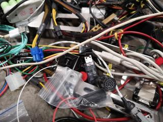 Assorted Electronic and Computer Parts, Components, Cabling, & More