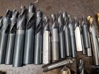 120+ Assorted Milling Drills, Cutters, & More