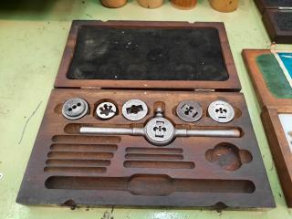 Assorted Partial Sets of Various Vintage Tap/Die Sets and More.