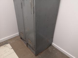 2-Door Steel Workshop Personnel Locker Unit