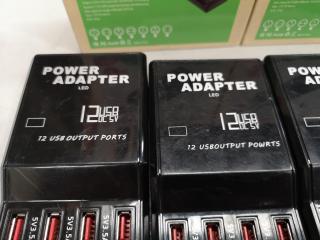 6x 12-Port USB Fast Chargers