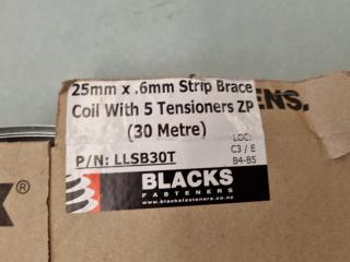 3x 25x0.6mm ZP Strip Brace Coils