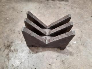 Two Steel V Blocks