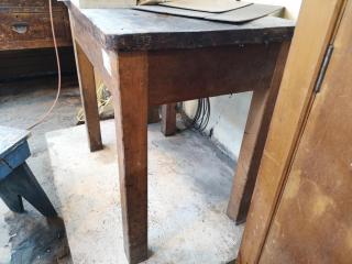 Vintage Workshop Table Workbench