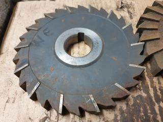 6 x Large Mill Cutters