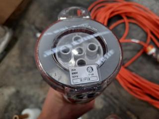 44M 3 Phase 32Amp-20Amp Extension Lead