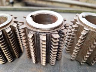 5 x Gear Hobber Cutters