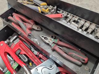Toolbox with Assorted Handtools