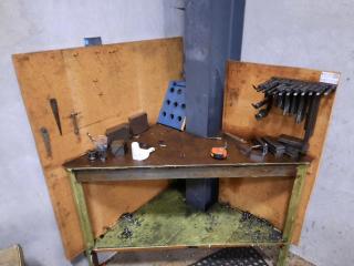 Industrial Workshop Corner Bench