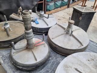 8x Assorted Aluminium Drain Test Plugs