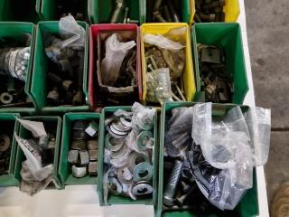 Huge Assortment of Bolts, Nuts, Washers, & More