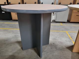 2x Round Office or Cafe Tables
