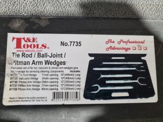 Tie Rod, Ball Joint, Pitman Arm Wedges Kit by T&E Tools