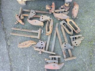 Box of Carver Tee Slot Clamps Etc