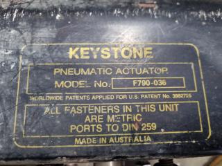 6x Assorted Keystone Pneumatic Actuators