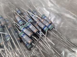 Assorted Electronic Resistors, Capacitors, Tape, & More