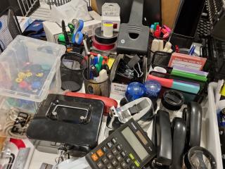 Huge Lot of Office Supplies, Accessories, Consumables