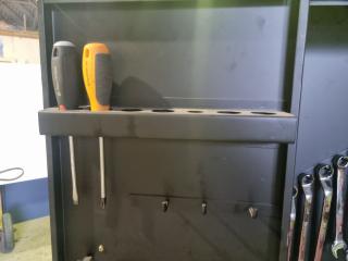 Toolpro Wall Mounted Cabinet and Tools 