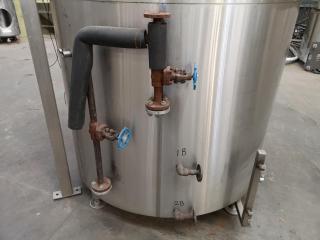 Stainless Steel Kettle Tank, 3000L Capacity
