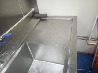 Commercial Double Sink Unit