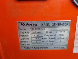 20kVa Kubota Diesel Generator 