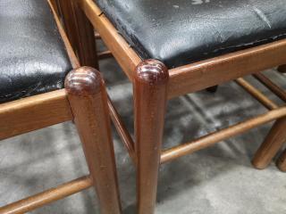 17x Old Worn Wooden Dinning Chairs