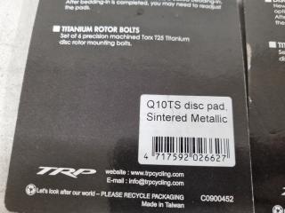3x Sets of TRP Bike Disk Brake Pads Q10TS