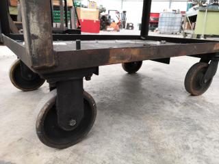 Heavy Steel Workshop Cart Trolley